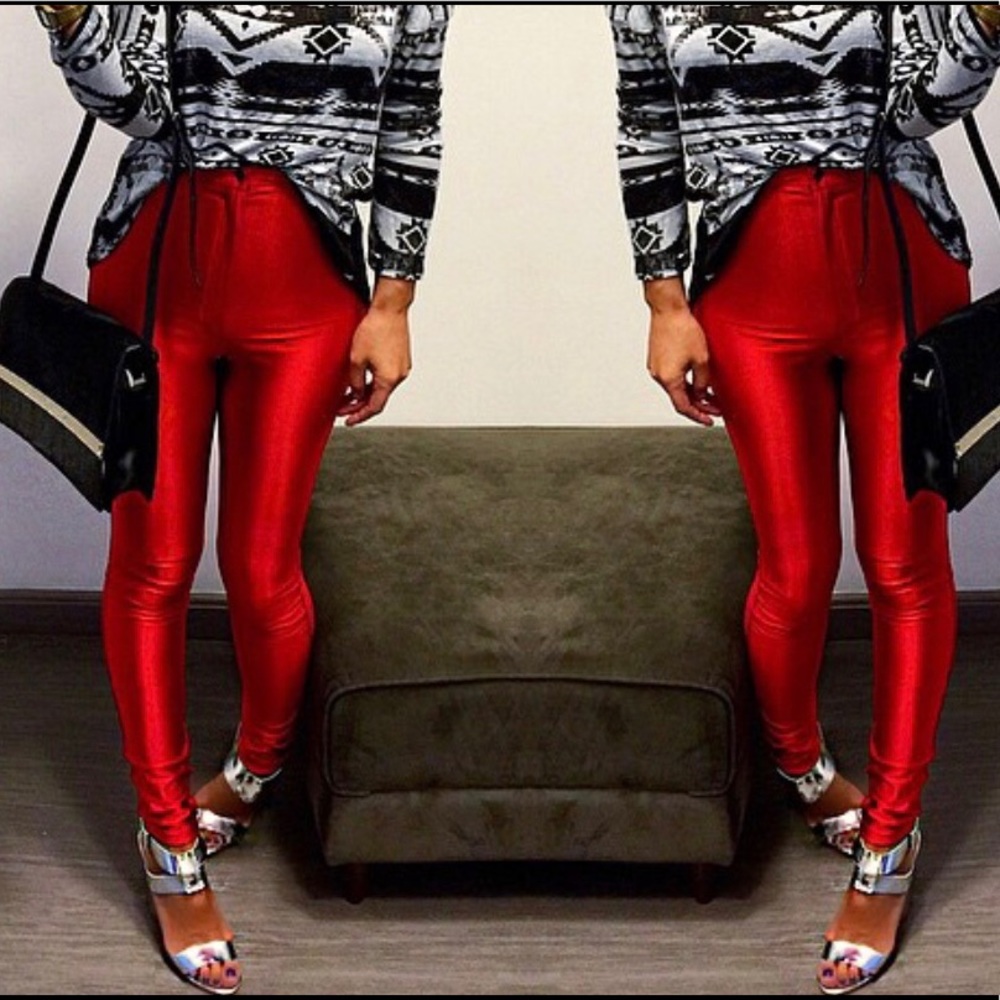 American Apparel Disco Pant: Cherry Red 🍒